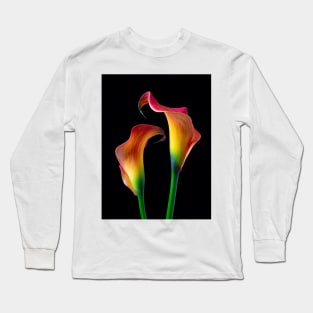 Together Two lovely Calla Lilies Long Sleeve T-Shirt